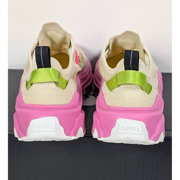 Sorel Women's Sz 7.5 Kinetic Breakthru Tech Lace Fuchsia Fizz Pink Sneaker Shoes - Picture 6 of 8